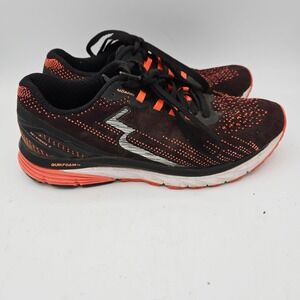 361 Degrees Mens Strata 3 Running Shoes Black Orange Size 8 Y0510003